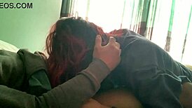 Latina teen devours my huge cock while I secretly record her