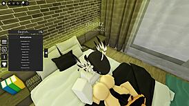 cute robloxian witch feels stranger's banging passion