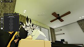 cute robloxian witch feels stranger's banging passion