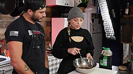 let's talk about those intense orgasms in the kitchen