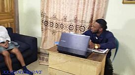 Wow! Big Dick Teacher Bangs Teen Students After Class for Marks