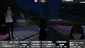 Sereka-san exposes herself discreetly in naked coat outdoors.