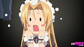 teen maid gets punished in garage uniform with orgasm and cum in mouth