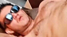 He felt pain but didn't care, just wanted to feel his macho dick in his ass