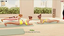 enjoying my pleasure in this anime game cartoon series