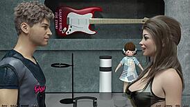 stranded in space, will my big cock rip her open during gameplay?