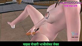 Marathi audio sex story animated 3d porn teen 18+ girl masturbates with carrot.