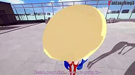 power girl fucks two super men in full hentai fantasy