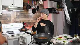 let's talk about those intense orgasms in the kitchen