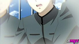 teen maid gets punished in garage uniform with orgasm and cum in mouth