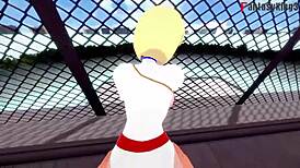 power girl fucks two super men in full hentai fantasy