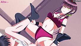 female pro wrestler wife gets naughty!