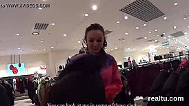 Stellar Czech Teenie Seduced in Supermarket and Pounded POV