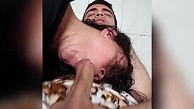 Friend's Mom Blows Big Cock Secretly!