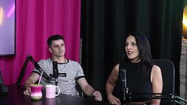 poliamorista explores menage with sheer red lingerie challenges. digão da ilha faces bold hurdles.