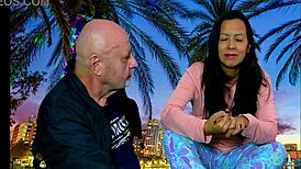 Dreaming of Cumming Hard at White Xmas with Agarabas and Olpr Outdoors