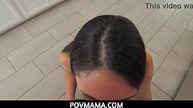 Ashley Wolf, My Wet Big Ass Stepmom, Sucking and Riding My Big Hard Dick!