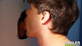 trailertrashboys devin franco takes on a trucker’s huge cock and cum at gloryhole