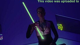 First piss and double penetration with dirty big-titted bitch in rough blowjob scene. Cock and cumshot galore!