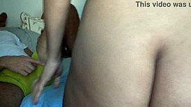 Every morning, my stepmom’s obsessed with licking my tight hole in our wild family