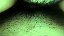 My wife flaunts her shaved pussy and big tits.