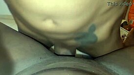 First sex ever, then she cleans up the mess!