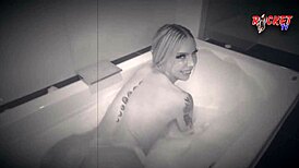 rocket tv soft cassidy luxe teases wet in pool