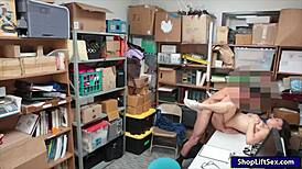 Shoplifter caught stealing merchandise in store