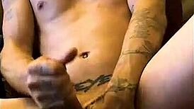 Sexy southern man with tattoos and shaved body