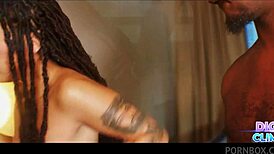 does this petite latina-ebony teen's pussy get wrecked by that bbc monster?