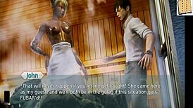 In this anime hentai, characters engage in academy adventures with game elements