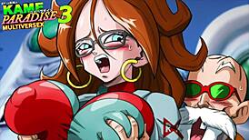 Kame Paradise 3 Features Android 21 in the Sexiest Hentai Scene Ever!