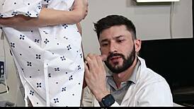 cutest boy must cum for doctor at hospital