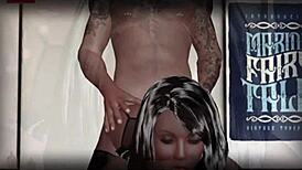 Damian Roughly Assfucks Ebony Coco In Cartoon