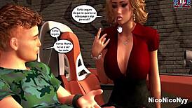 the stepmother was cheating, dad discovered and rode her huge cock?