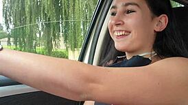 what’s hotter than masturbating while driving in public?