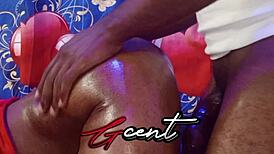 Pretty Girl's Clothes Ripped As She Bends Over For Dripping Wet Pussy Destruction By BBC