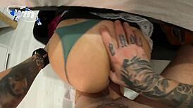 omg the maid got stuck in bed with that monster cock... 😱