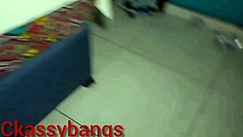 Weird Threesome Involves Ebony, Bent Over, And Group Sex