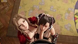 Aerith Compilation: Detailed 3D Fantasy Scenes With Intense Action