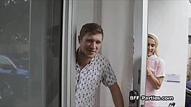 Big Cock Dude Bangs Stewardesses on Ground