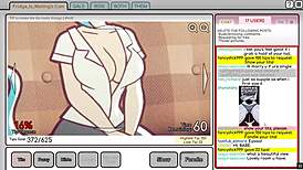 Nicole Masturbates To Exposed Big Tits In Hentai Game