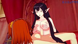 Miyamoto Musashi And Semiramis Intense Futanari Sex With Ritsuka