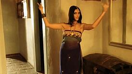 sweet asian indian princess dances nude in erotic striptease