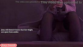 Specific Jeny Smith Teasing Stranger Before He Strokes Her in Night Club