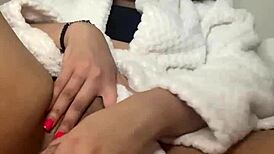 Ariel Love playing with her creamy pussy, wow! 😍