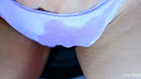 Hairless teen 18+ latina plays with pussy in college bathroom and squirts!