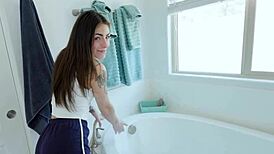 Why is my nurse Thalia Rhea Jay Rock sucking my cock so hard in POV?