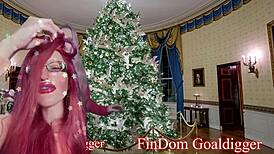 Dominant Goddess Humiliates with Jerk Off Instructions