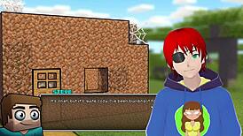 giving our girl a golden bikini in parody game